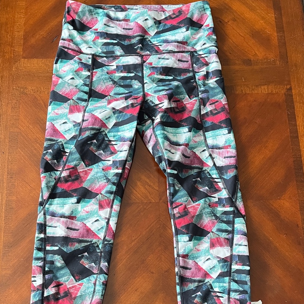 Vibrant Abstract Women's Capris